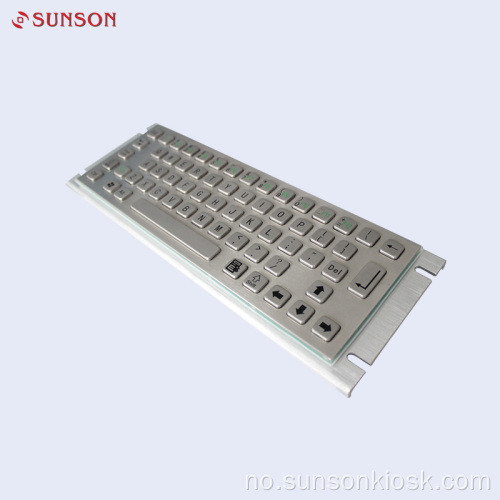 Rustfritt stål tastatur for informasjonskiosk